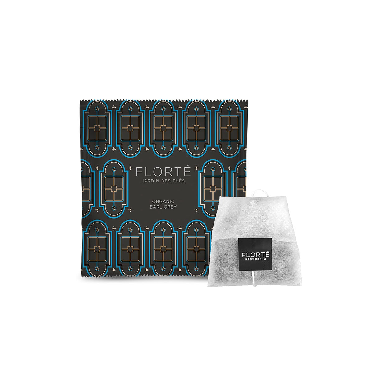 FLORTE Tea Bag - Organic Earl Grey  (15 x 2.5g)