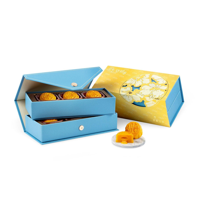 IMPERIAL PATISSERIE Fancy Series - Lava Custard Mooncakes  (6pcs)