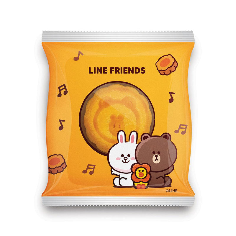 LINE FRIENDS與美心 - 收音機造型月餅禮盒 (香滑奶黃月餅)禮券(1pc)<br>