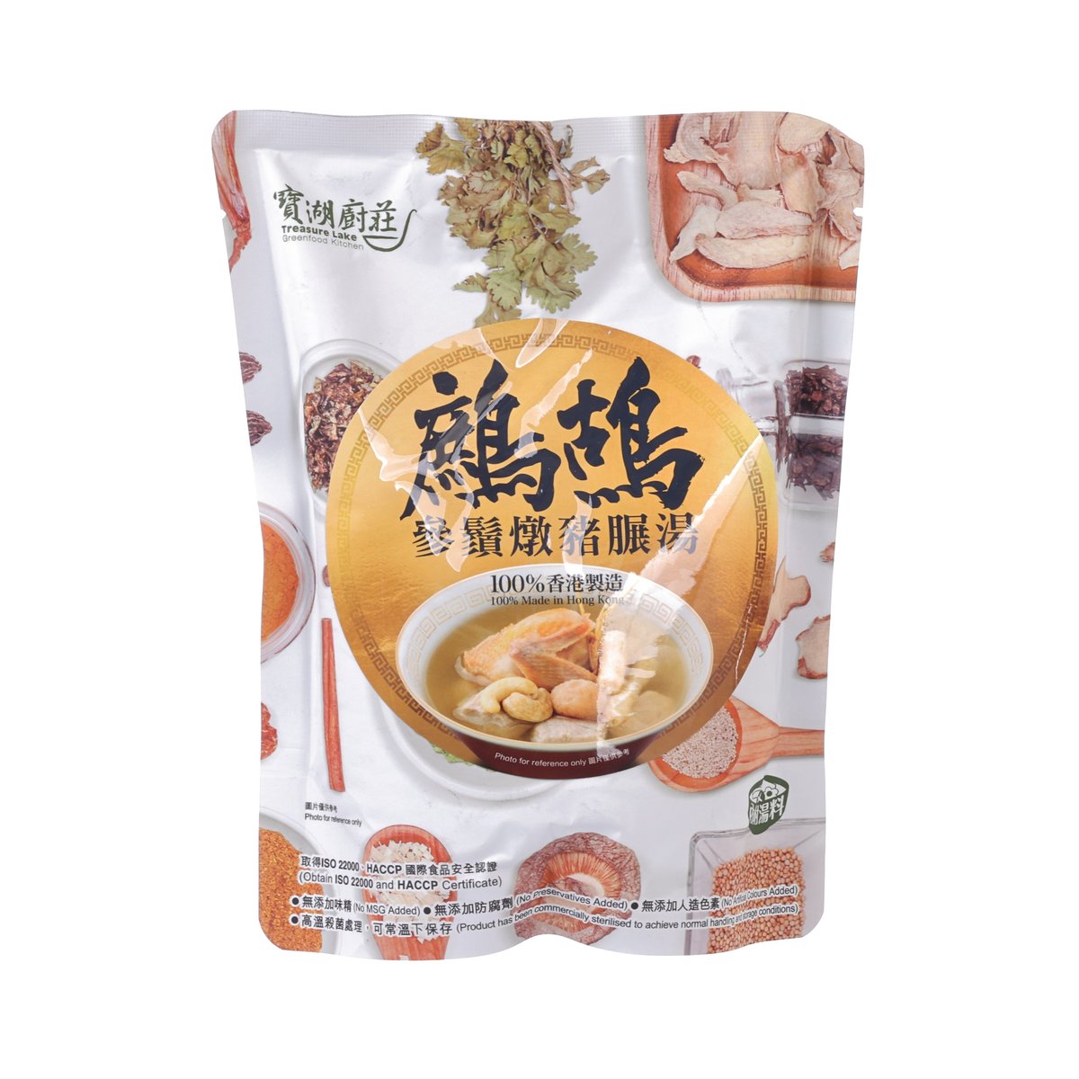 寶湖廚莊 鷓鴣參鬚燉豬𦟌湯  (500g)