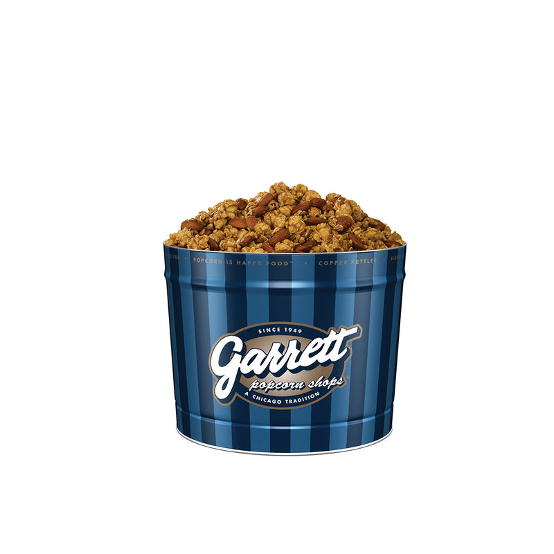 GARRETT POPCORN Almond CaramelCrisp™ Popcorn (Family Tin)  (1pack)