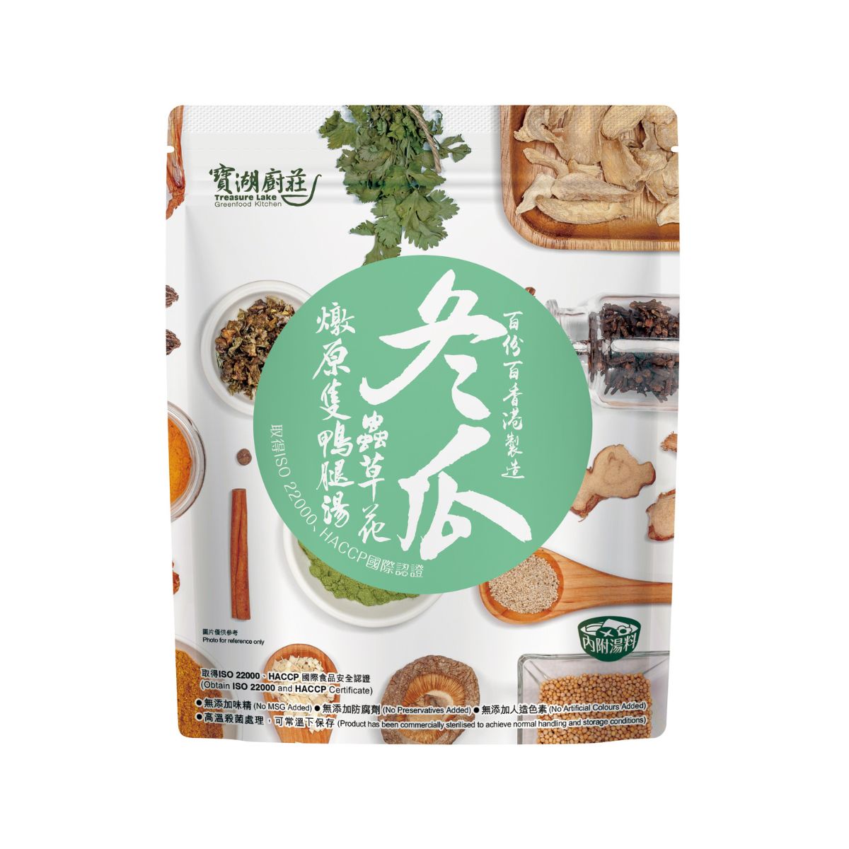 寶湖廚莊 冬瓜蟲草花燉原隻鴨腿湯 (500g)