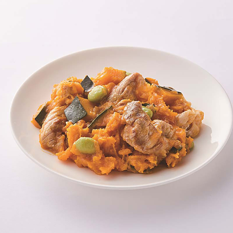 EUGREEN VEGE Retort Food - Sauteed Pork and Pumpkin  (100g)