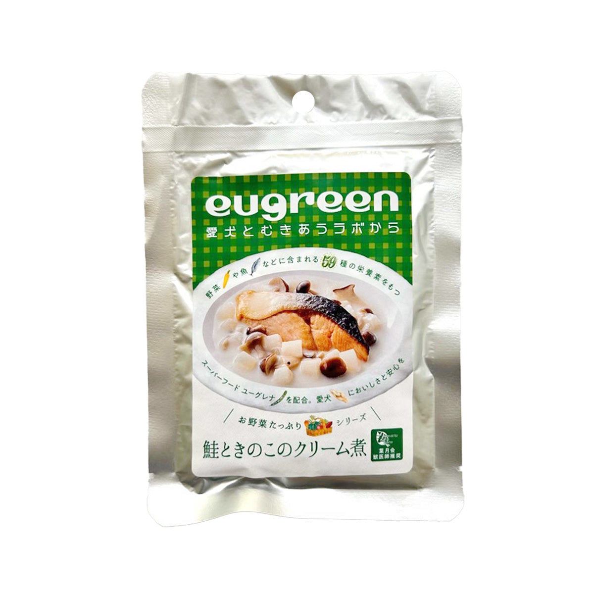 EUGREEN VEGE 蒸煮食品 - 鮭魚菇奶油燉菜 (100g)