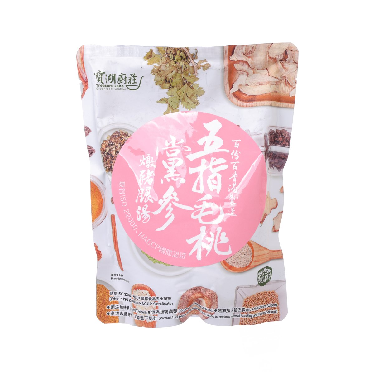 寶湖廚莊 原隻鮑魚螺頭姬松茸燉竹絲雞湯  (500g)