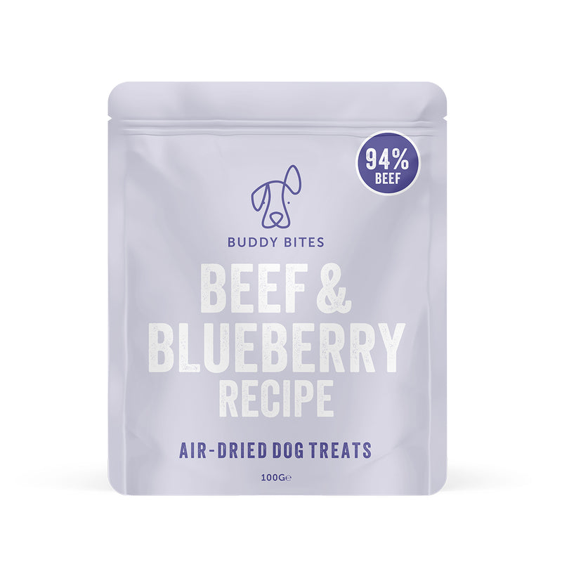 BUDDY BITES Beef & Blueberries Treats  (100g)