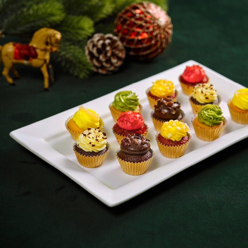 C04 聖誕迷你杯子蛋糕 (12件)