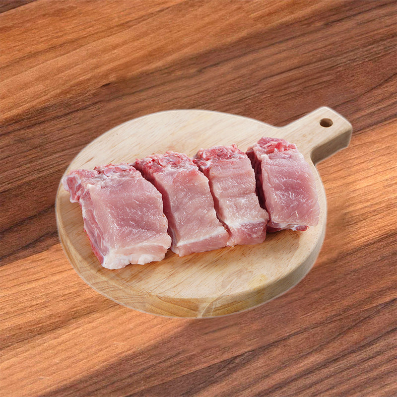 本農 新鮮黑毛豬豬脊骨  (400g)