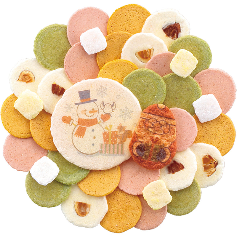 桂新堂 聖誕節雜錦烤蝦餅  (36g)