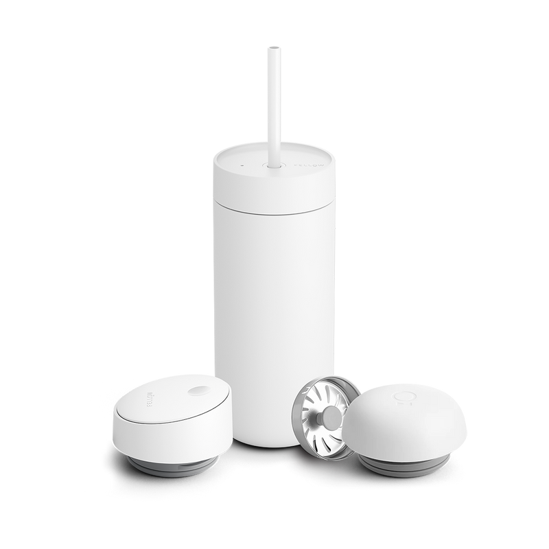 FELLOW Carter 3-in-1 Sip System - Matte White