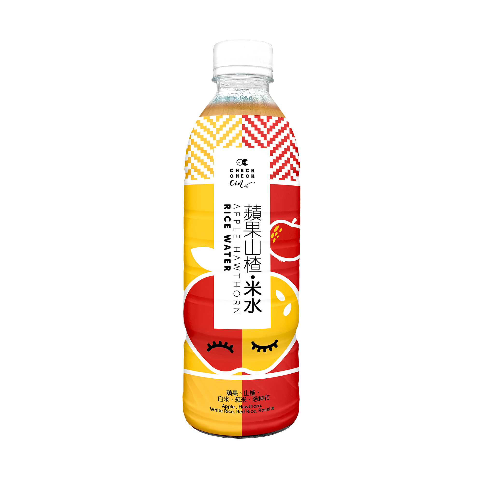 CHECKCHECKCIN Apple Hawthorn Rice Water [PET]  (500mL)
