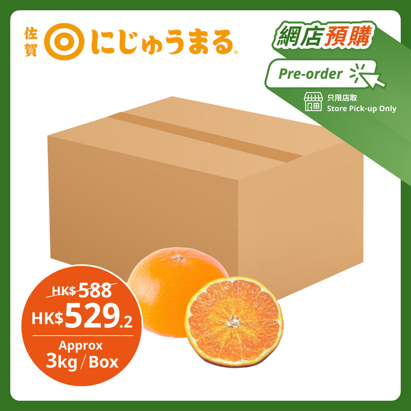 日本佐賀二重丸蜜柑禮盒 (1box)