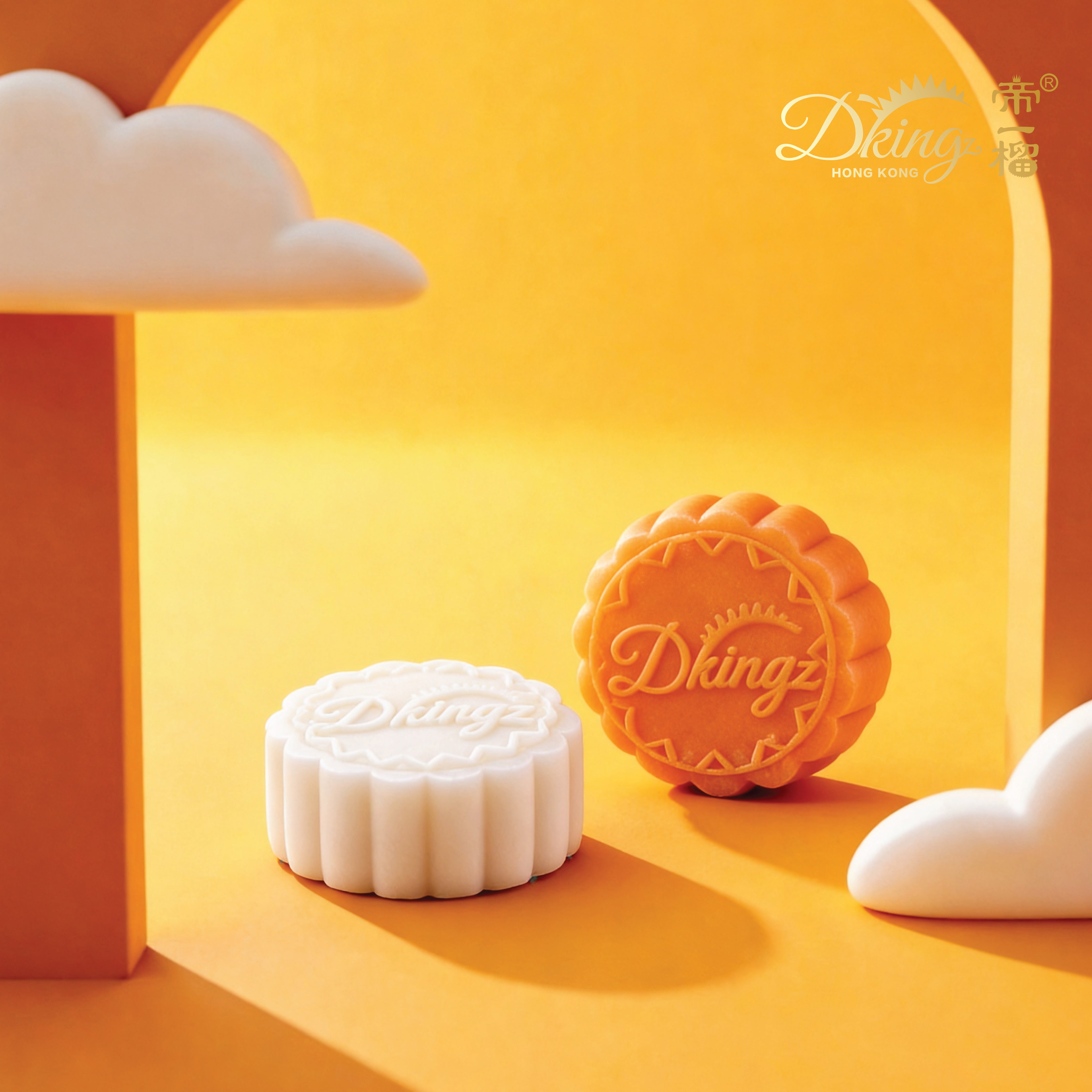 DKING Musang King and D24 Durian Snowy Mooncake (4pcs) Voucher (1pc)