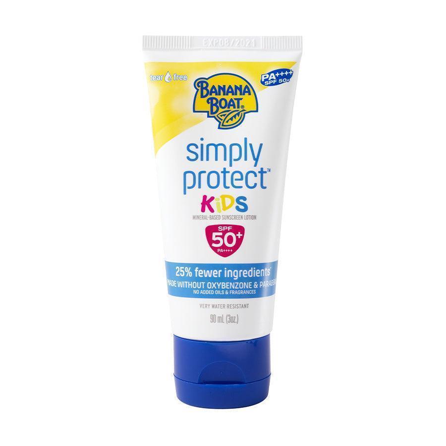 BANANA BOAT Simply Protect Kids Lotion SPF50+  (90mL) - LOG-ON