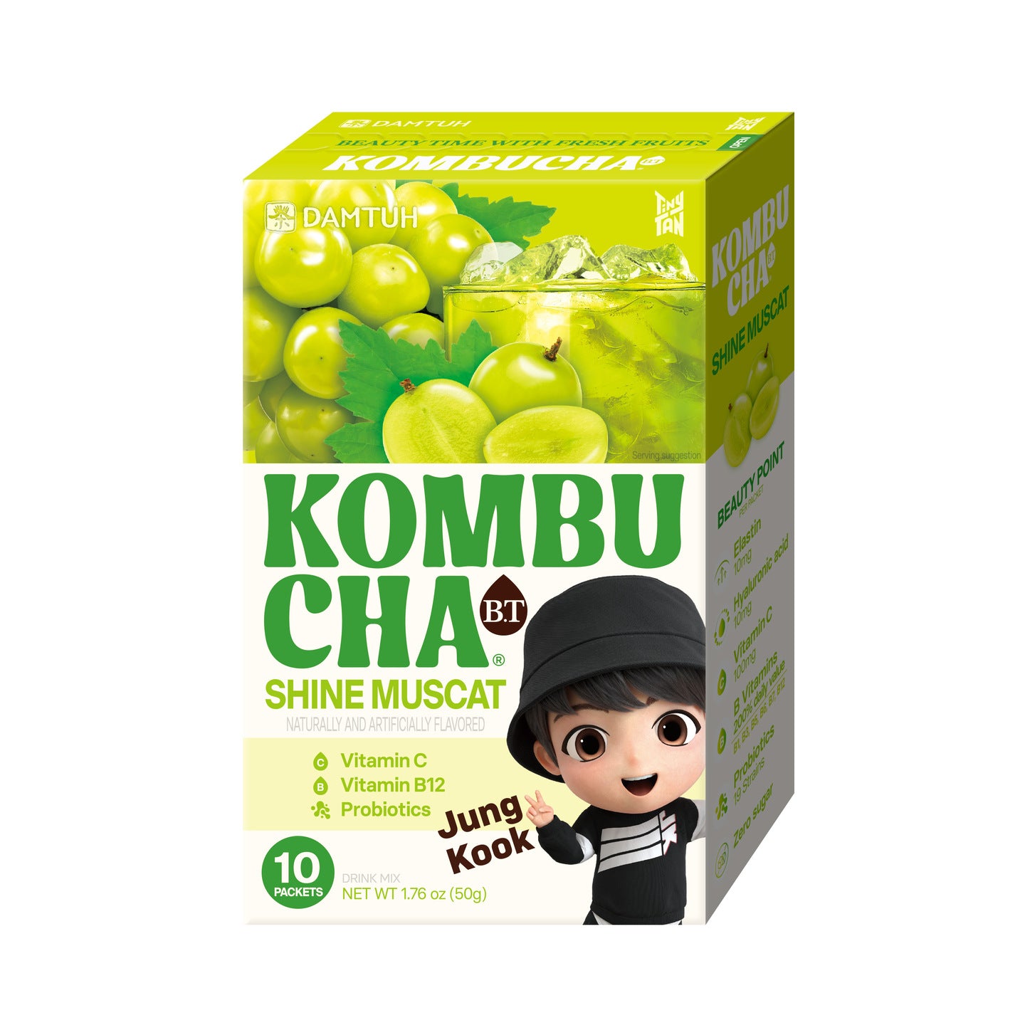 丹特 BT氣泡康普茶 - 香印青提味  (50g)
