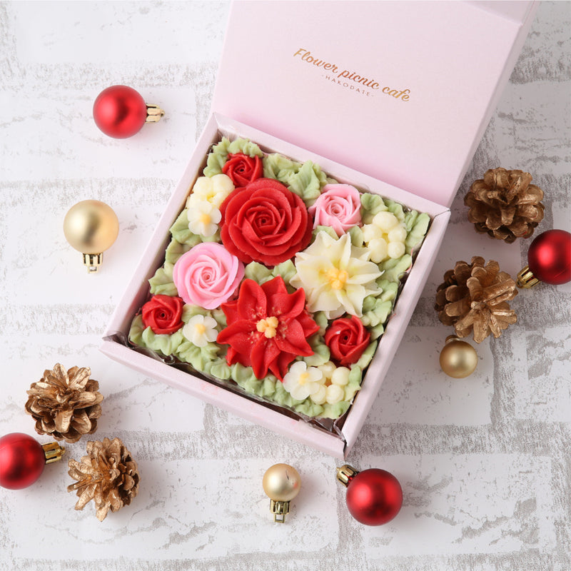 FLOWERPICNIC Christmas Flower Box Cake (360g)
