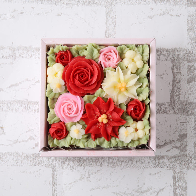 FLOWERPICNIC Christmas Flower Box Cake (360g)