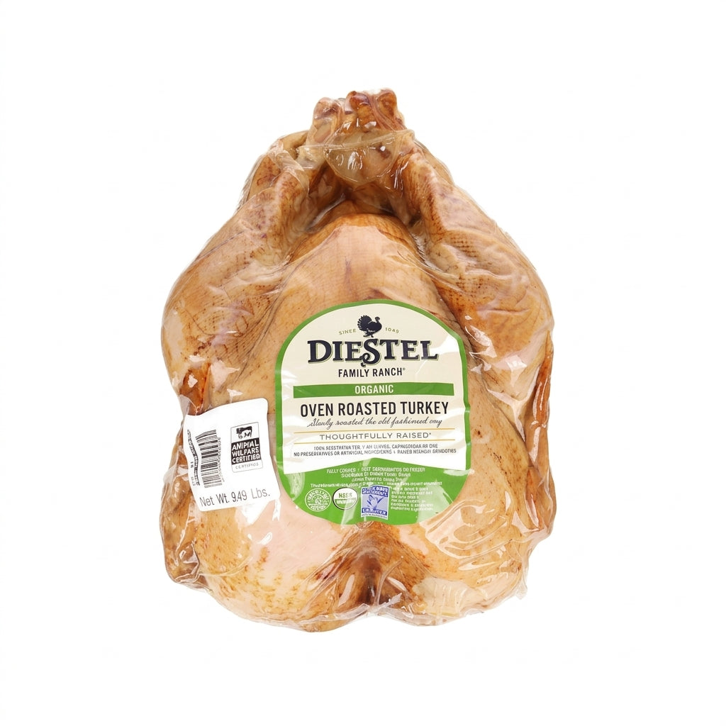 DIESTEL 有機烤焗火雞 (5公斤或以上)  (1pc)