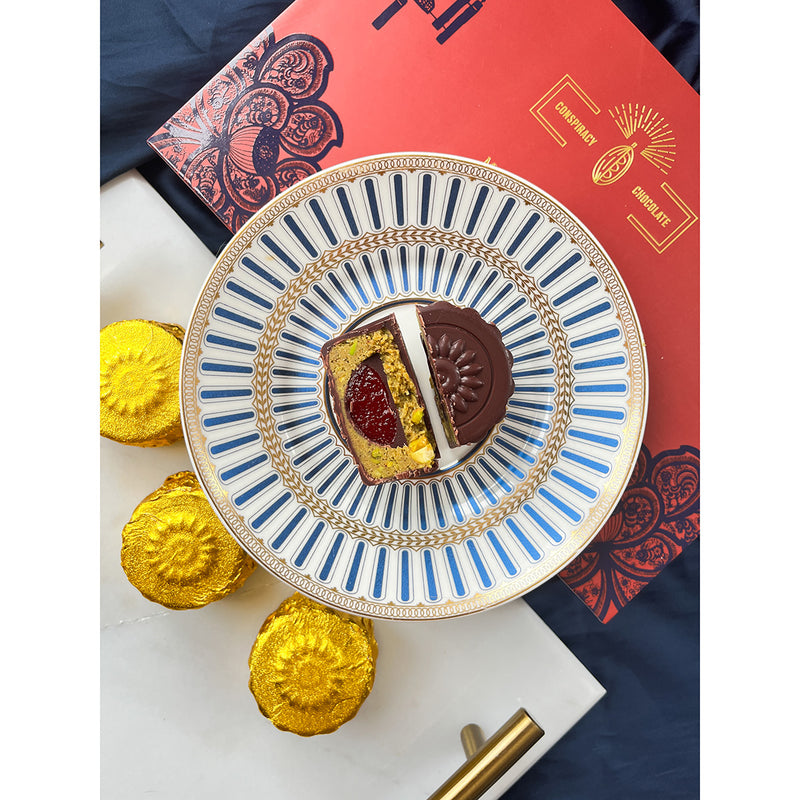 CONSPIRACY 杜拜開心果朱古力覆盆子月餅 (4pcs)
