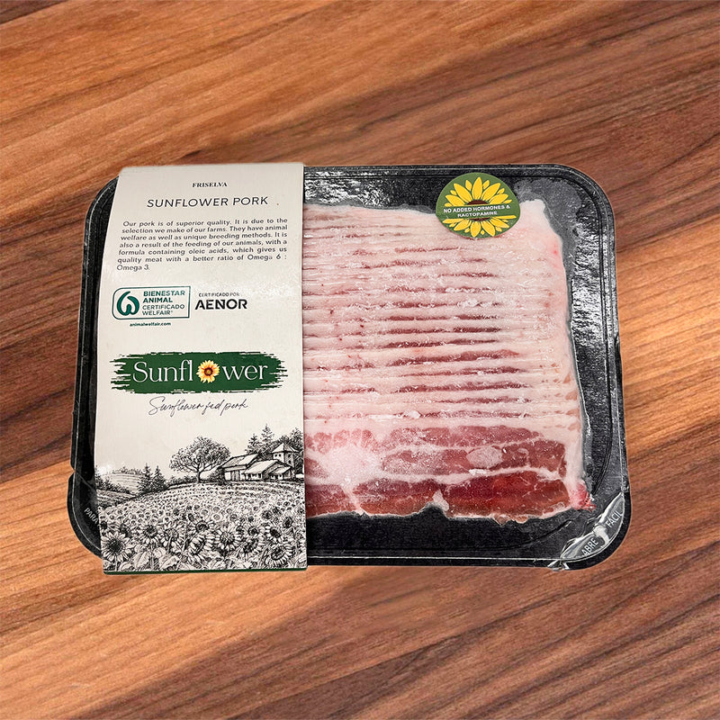 FRISELVA Spanish Frozen Sunflower Fed Pork Collar Sliced - Thick  (350g)