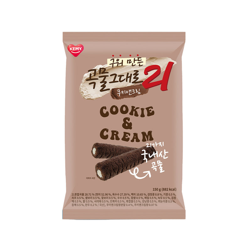 KEMY Cookies & Cream Grain Crispy Roll  (150g)