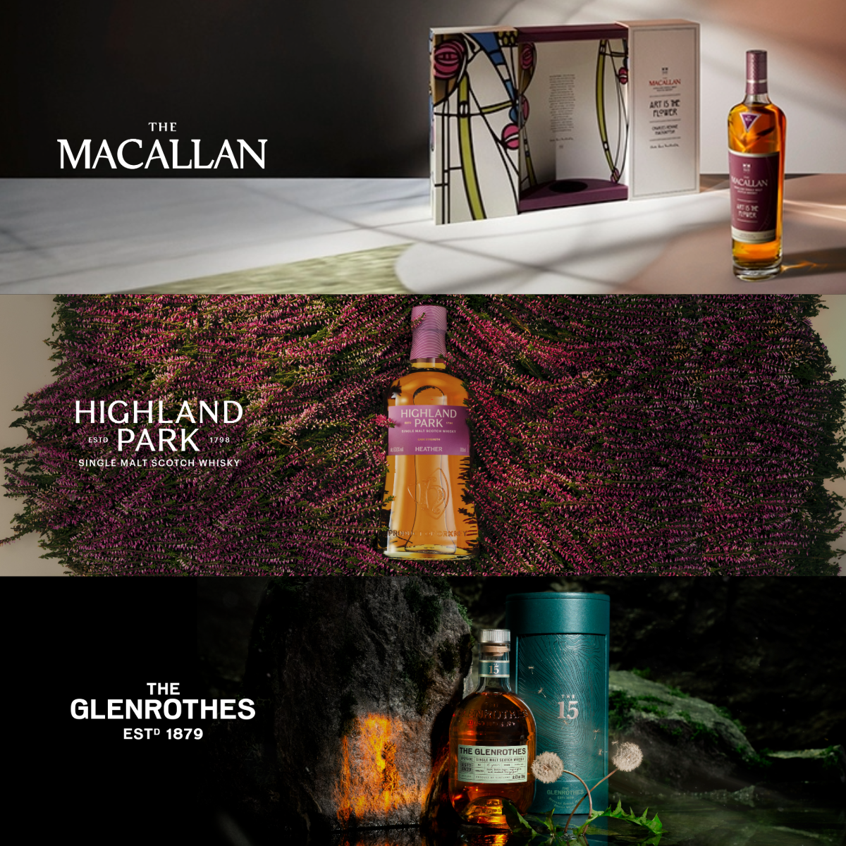 Mastery in Every Drop: Discovering Craftsmanship with The Macallan, The Glenrothes & Highland Park