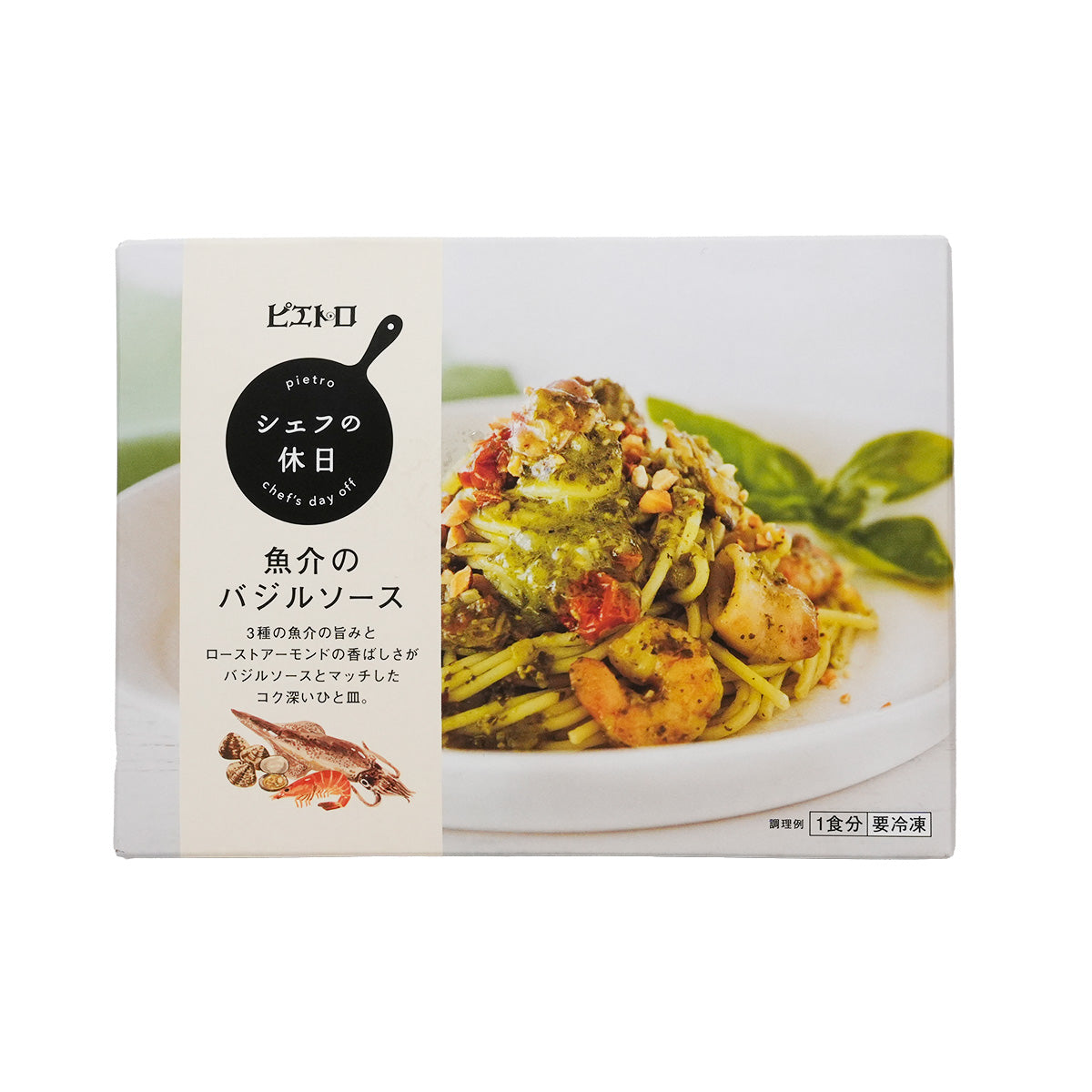 PIETRO Chef's Day Off Seafood Basil Sauce Pasta  (285g)