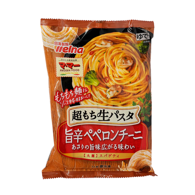 日清製粉 MAMA 超彈牙 "生"意大利麵 香辣蒜香蜆肉味 (270g)