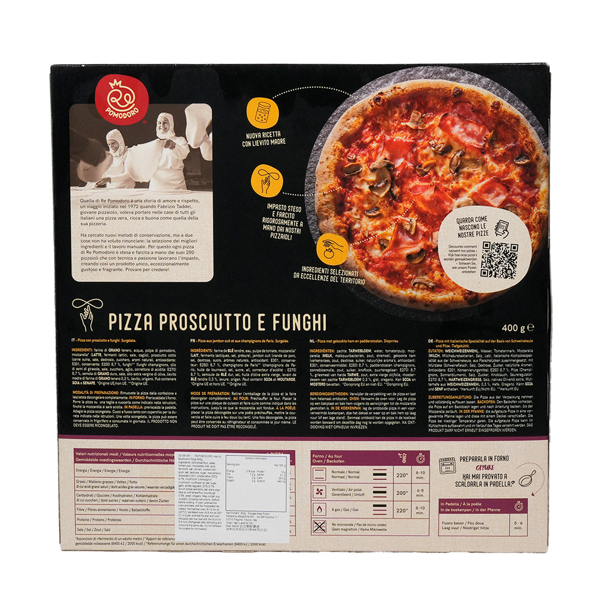 REPOMODORO Supermargherita 披薩配馬蘇里拉珍珠 (390g)