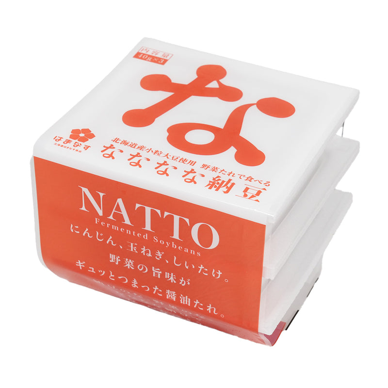 HAMANASU Nananana納豆 - 附蔬菜醬 (3 x 45g)
