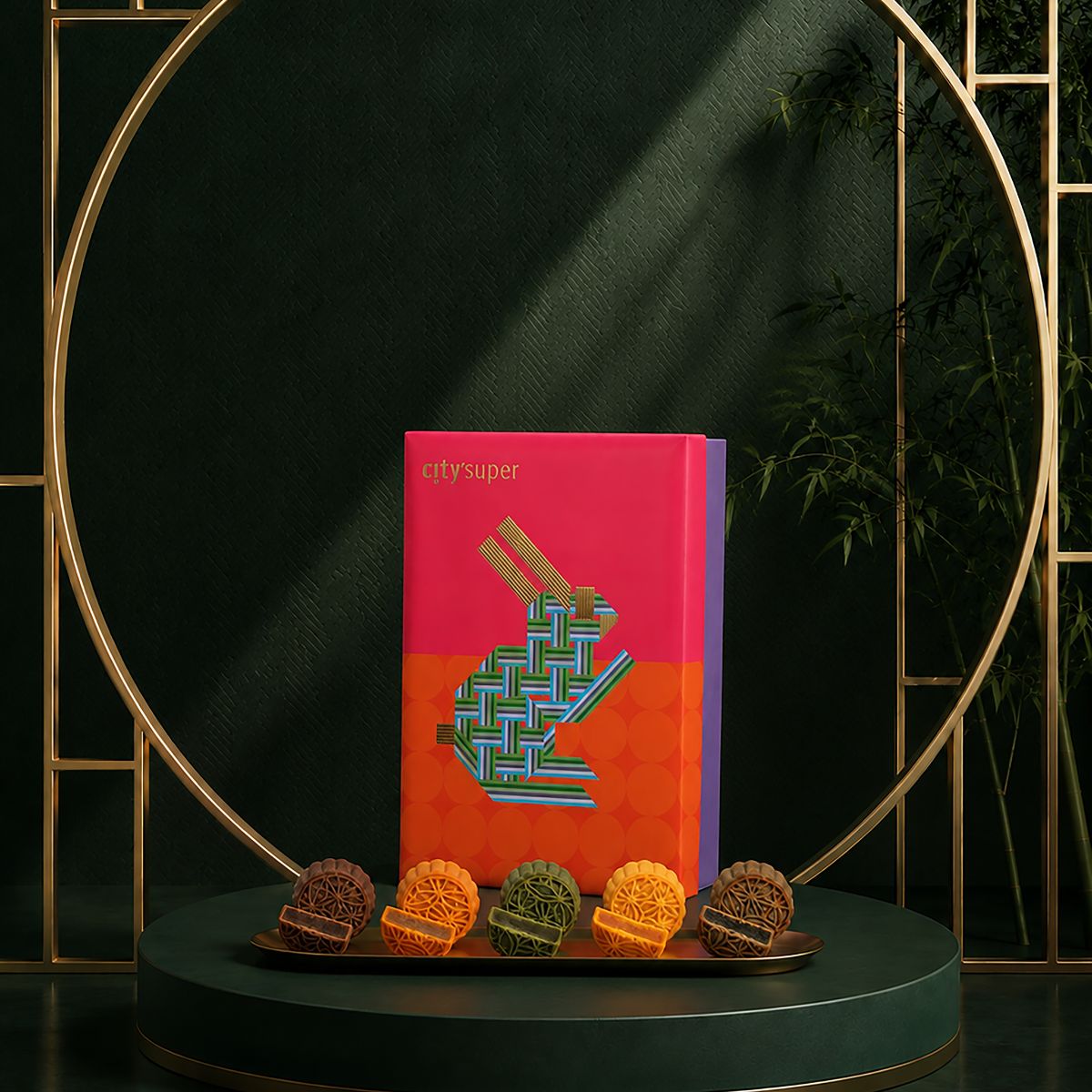 CITYSUPER Mini Egg Custard Mooncake Gift Box Physical Voucher (6 pcs x 1 box)