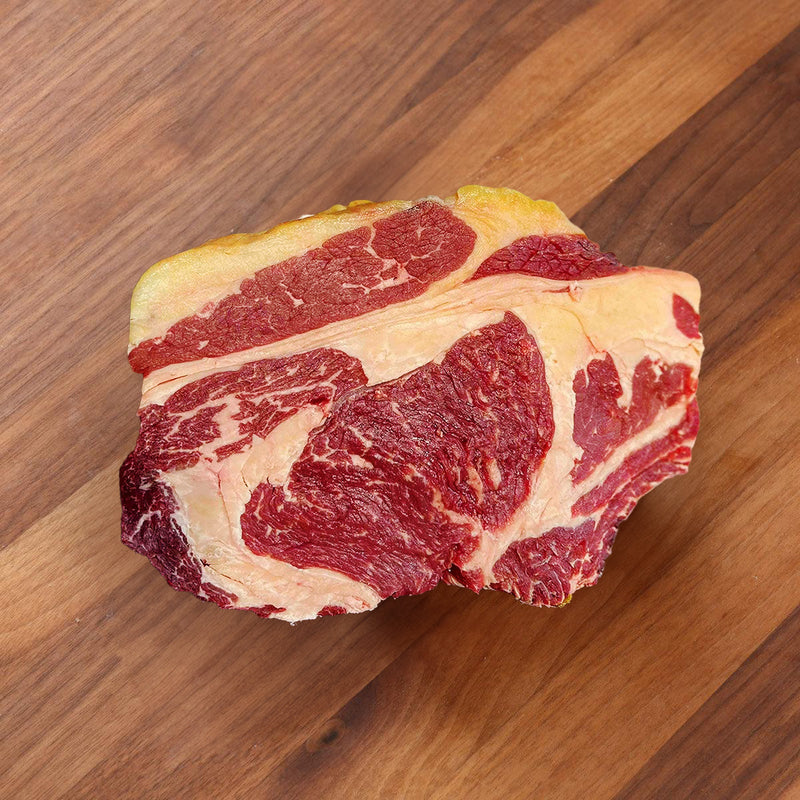 Chilled 30 Days Dry Aged Angus Beef Rib Eye Bone In - UK Heritage Breed  (300g)