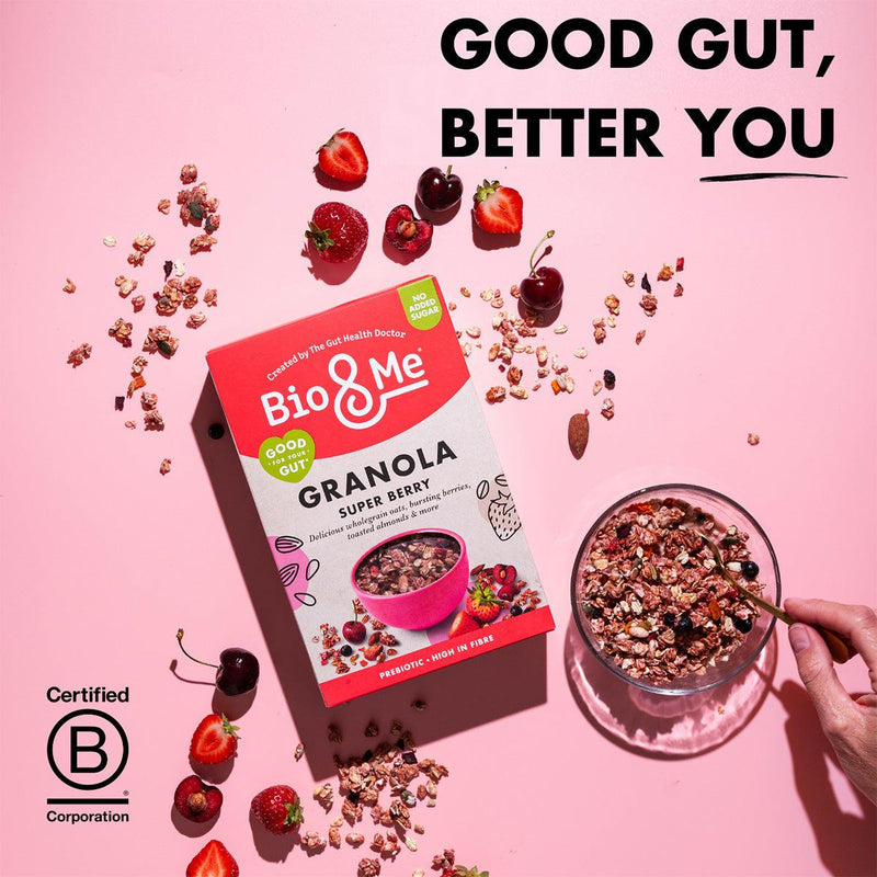 BIO & ME Super Berry Gut-Loving Prebiotic Granola  (360g)
