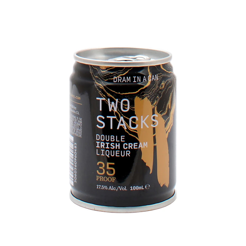 TWO STACKS Double Irish Cream Liqueur (CAN 100mL)  (100mL)