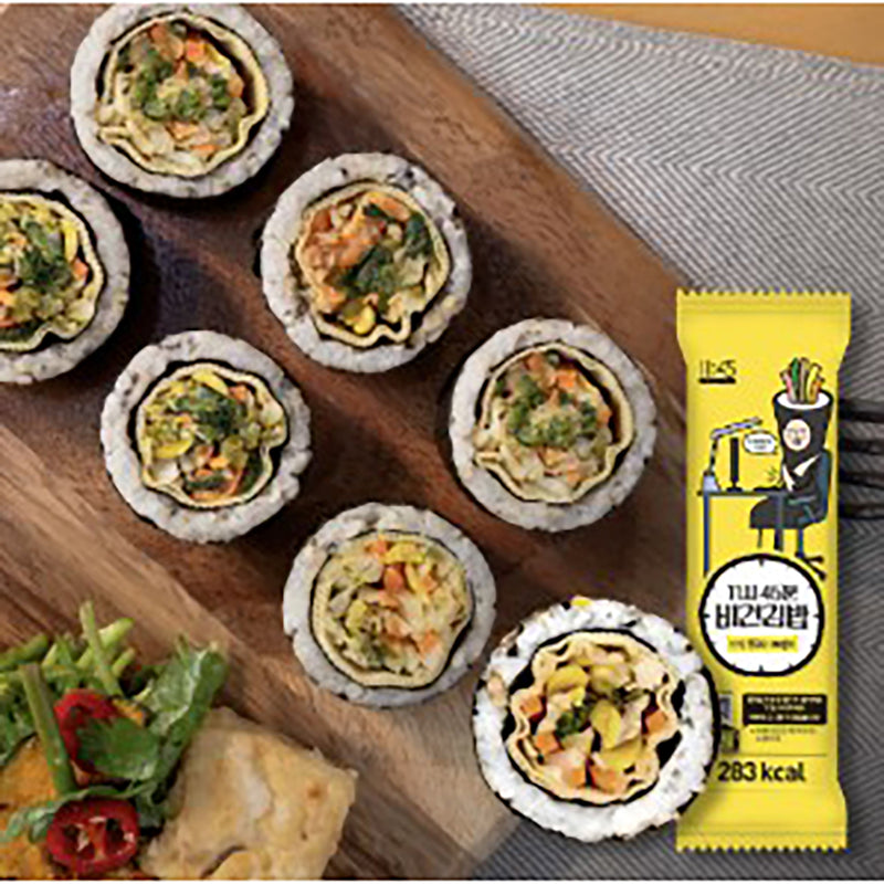 11:45 FROZEN GIMBAP 素食紫菜飯卷 – 腐皮蔬菜卷  (220g)