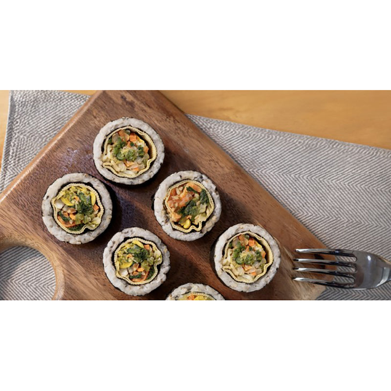 11:45 FROZEN GIMBAP 素食紫菜飯卷 – 腐皮蔬菜卷  (220g)
