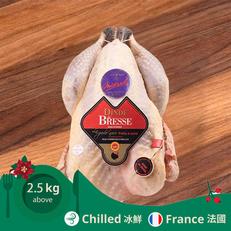 French Chilled Bresse Female Turkey AOP 2.5kg above (1pc)