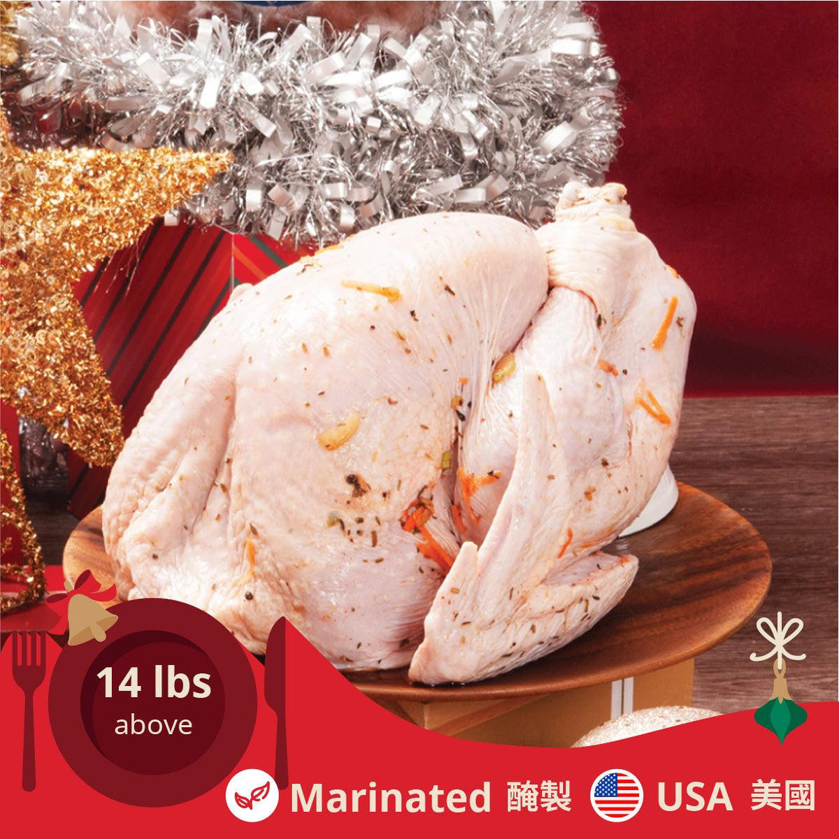 BUTTERBALL USA Whole Young Turkey 14lb above (with Marinating Service)