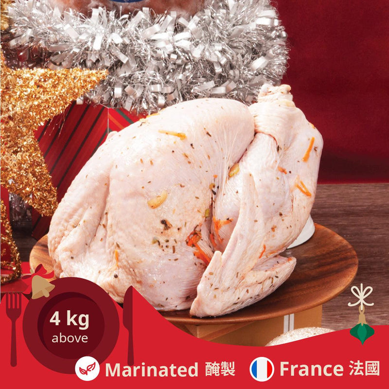 French Chilled Turkey 4kg above (with Marinating Service)  (1pc)