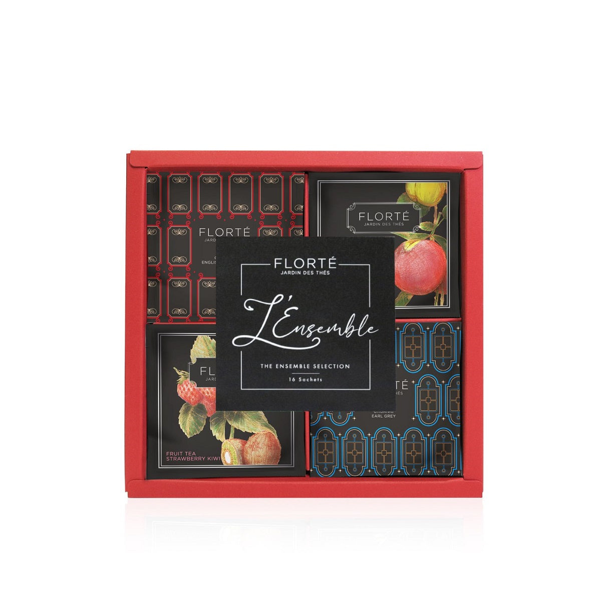 FLORTE The Ensemble Tea Bags Gift Set  (16pcs)