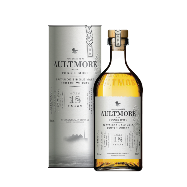 AULTMORE 18 Year Old Single Malt Whisky  (700mL)