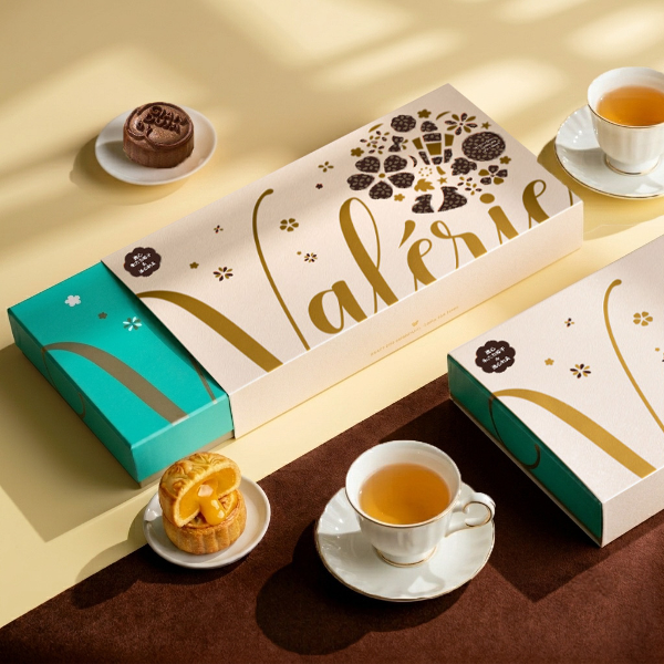 VALERIE 流心朱古力榛子及流心奶黃月餅禮盒禮券  (1pc)