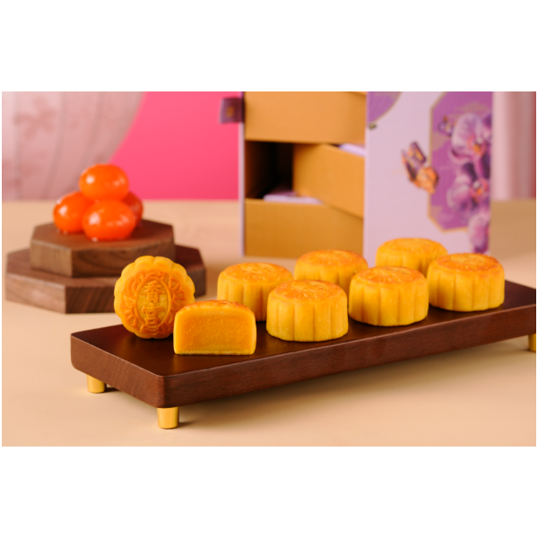Shang Palace Mini Egg Custard Mooncakes (8pcs) Voucher (1pc)