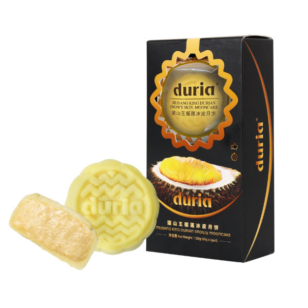 DURIA Musang King Durian Snowy Mooncake (Original) 2pcs Voucher