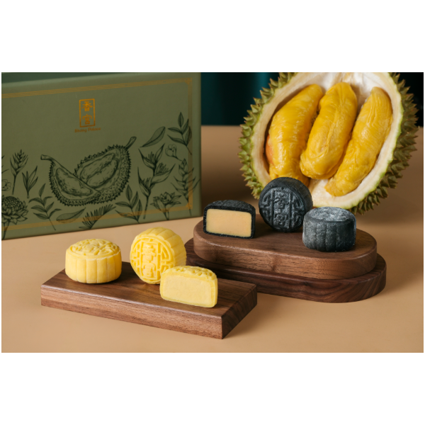Shang Palace Durian Snowy Mooncakes Duet (6pcs) Voucher (1pc)
