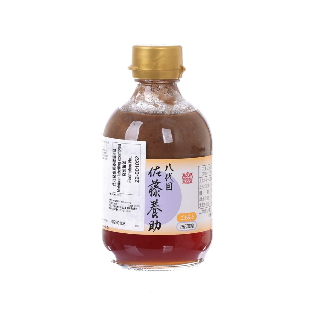 SATOYOSUKE Inaniwa Sesame & Miso Sauce for Noodle  (300mL)