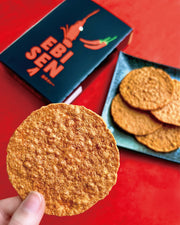 KEISHINDO Extra Spicy Curry Shrimp Cracker  (6pcs)