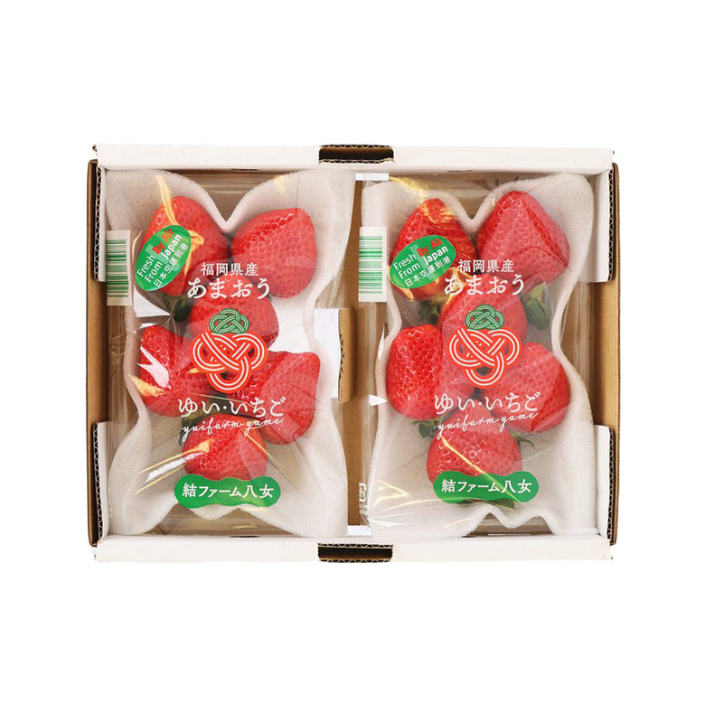 Japanese Yui Farm Amaou Strawberry (Twin Pack)  (1box)