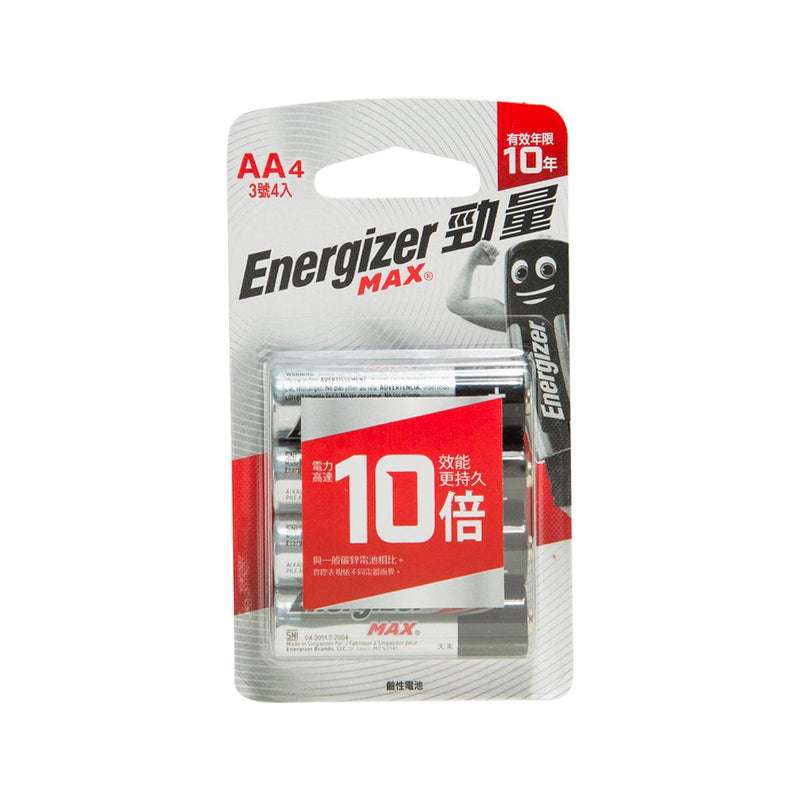 ENERGIZER Alkaline Batteries Max 4&