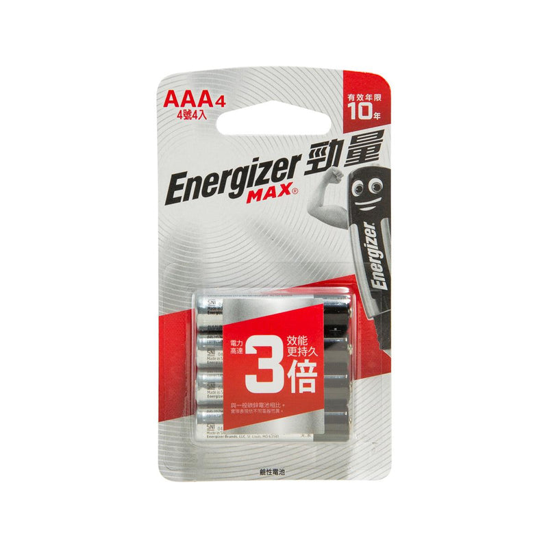 ENERGIZER Alkaline Batteries Max 4&
